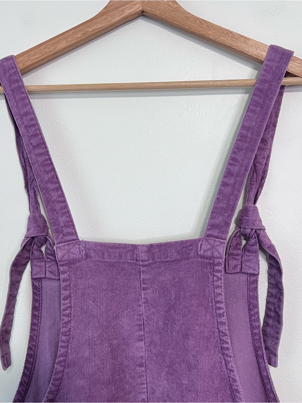 Lucy & Yak Original Corduroy Dungarees Overalls Purple Cotton Size US 18L UK 22L - Picture 10 of 13